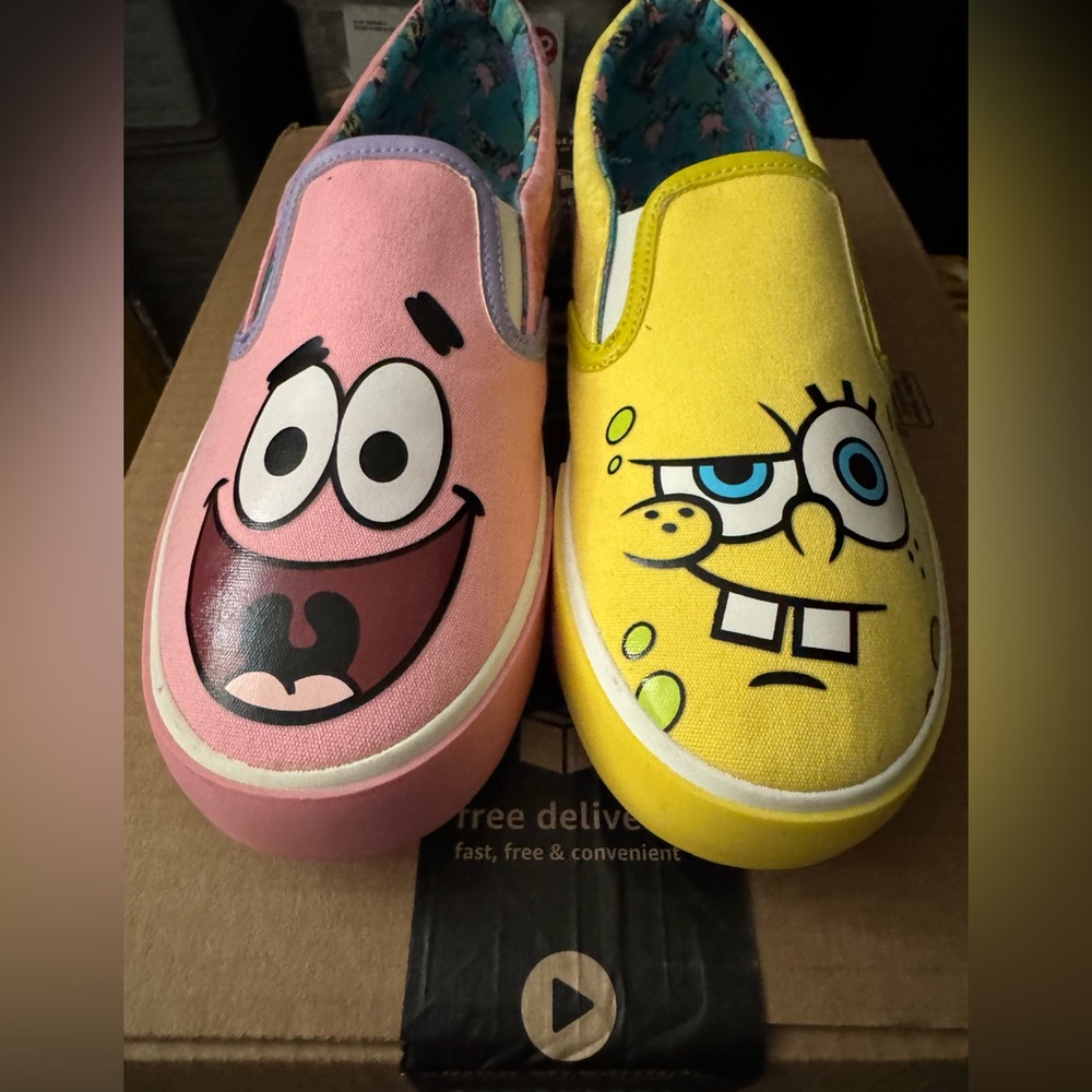 SpongeBob & Patrick Slip on Shoes - Picture 2 of 6